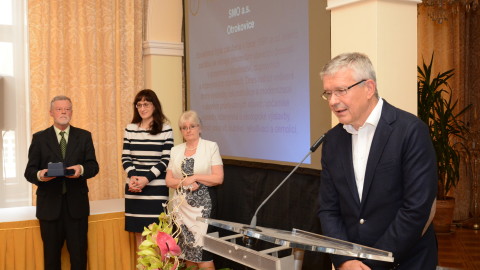 Děkovná řeč zástupce společnosti SMO a.s.